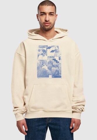 Sweat-shirt 'Zayn' Merchcode en beige : devant