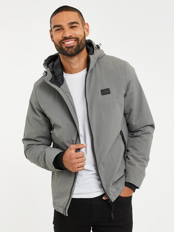 Threadbare Tussenjas 'Brigit' in Grijs: voorkant