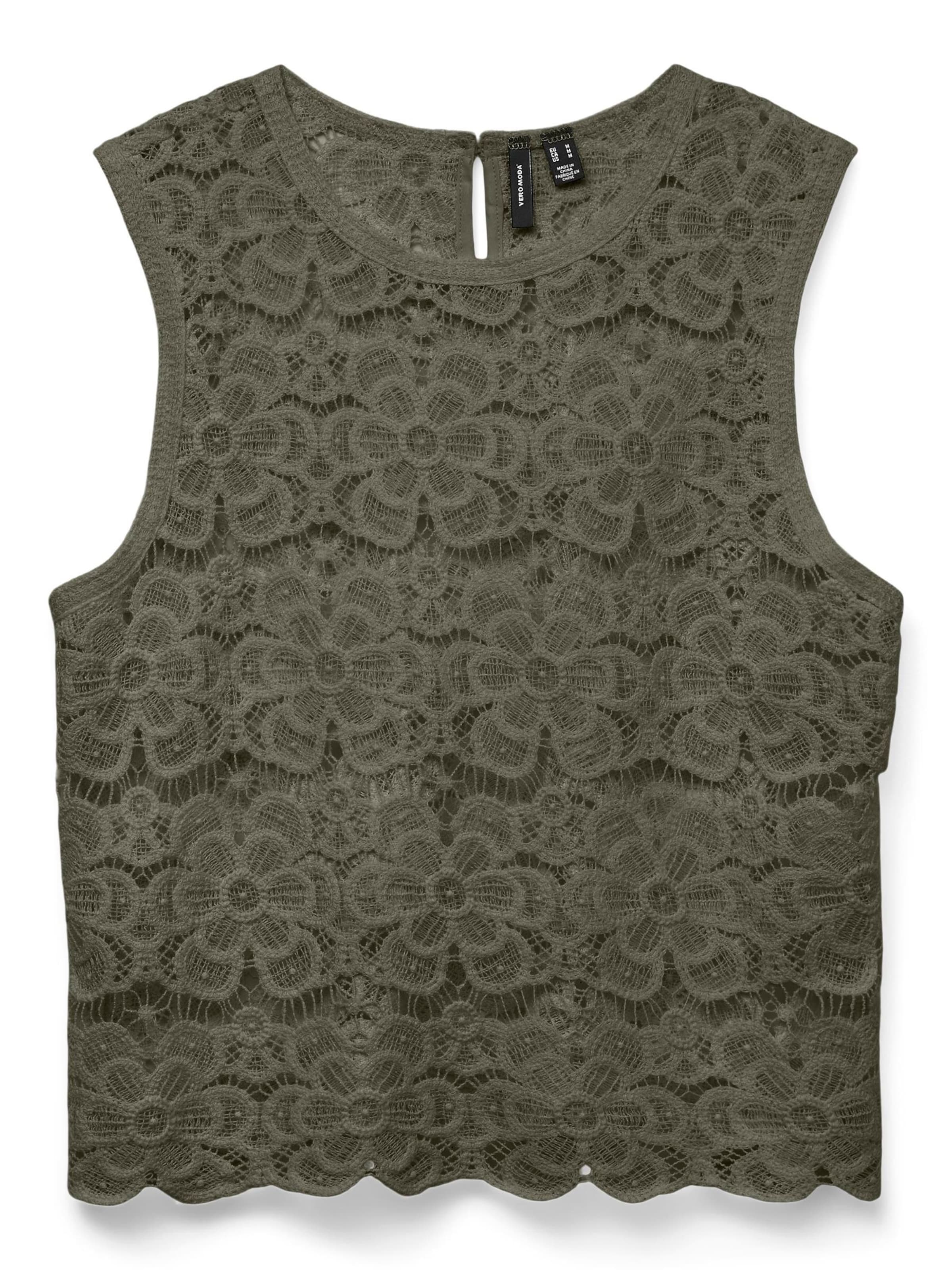 VERO MODA - Top en verde: frente