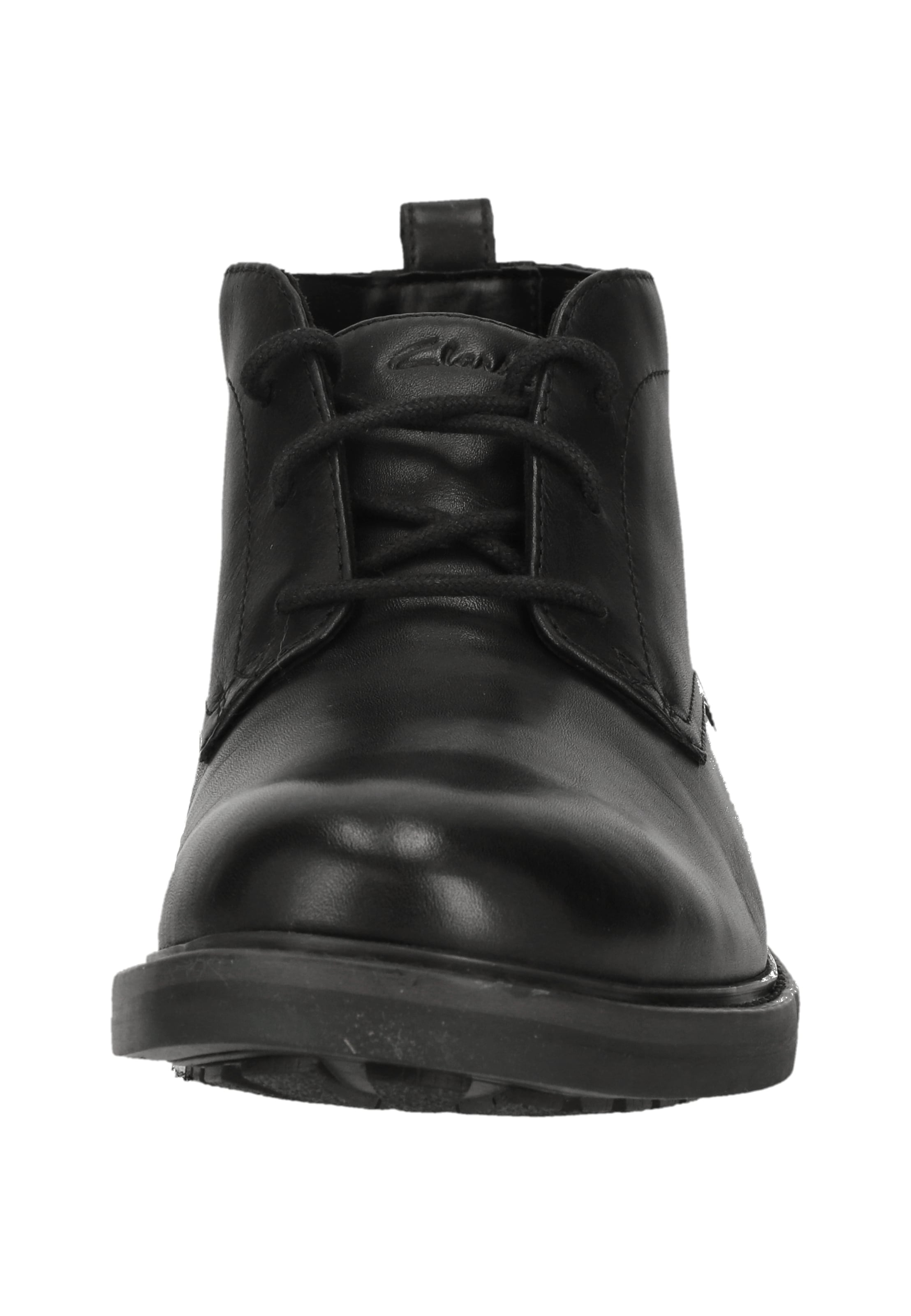 CLARKS Schnürschuhe 'Aldwin Mid Gore-Tex' in Schwarz
