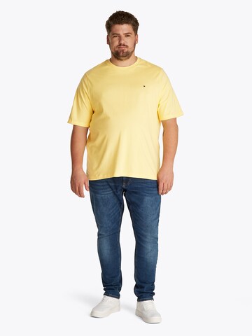 Tommy Hilfiger Big & Tall T-Shirt 'ESSENTIAL' in Gelb