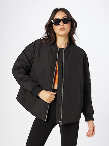 River Island Between-Season Jacket in Black: front