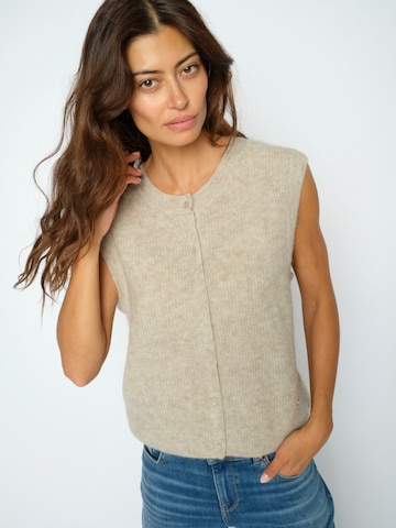 Gilet in maglia 'MMAlmine Thora' di MOS MOSH in grigio: frontale