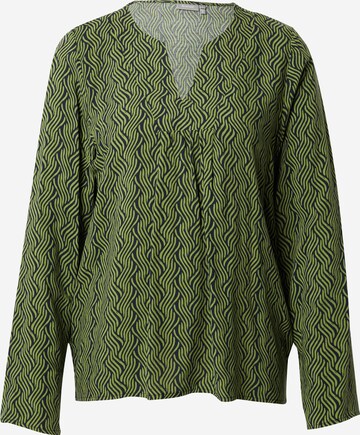 Fransa Blouse 'KIKI' in Groen: voorkant