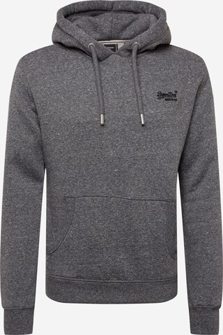 Sweat-shirt Superdry en gris : devant