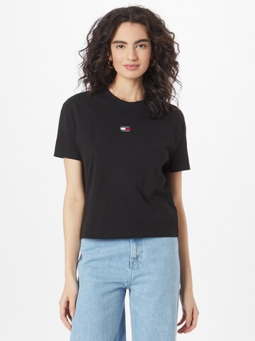 Tricou 'Classic' de la Tommy Jeans pe negru: față