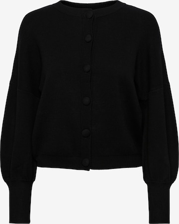 Y.A.S Knit Cardigan 'FONNY' in Black: front