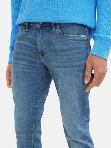 Slimfit Jeans 'Troy' de la TOM TAILOR pe albastru