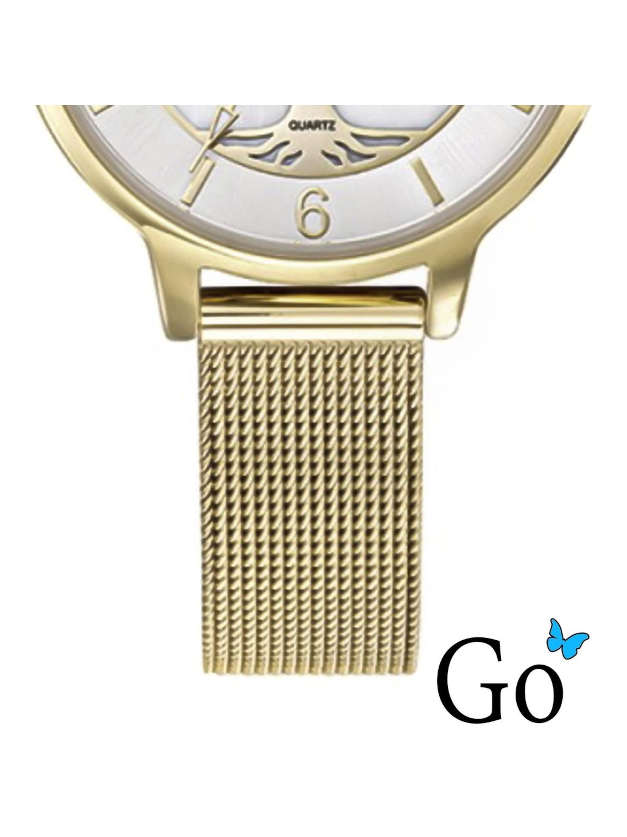 GO GirlOnly - Reloj analógico en oro