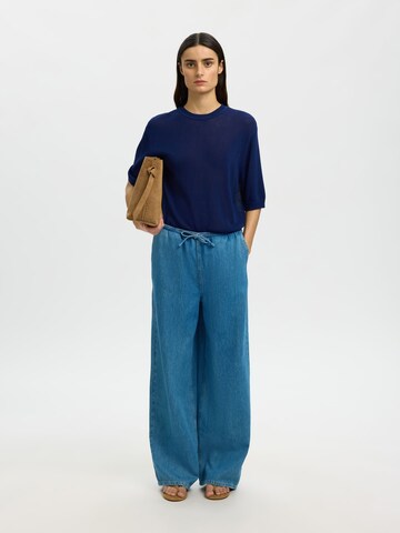 Pull-over SELECTED en bleu