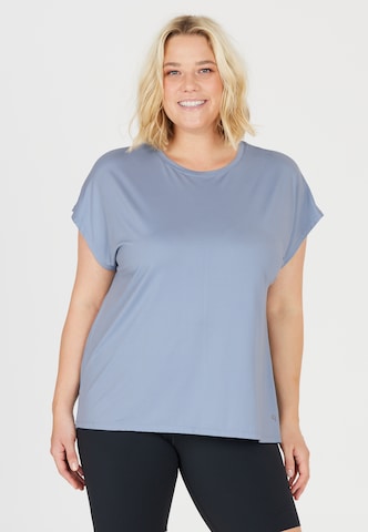 Q by Endurance Shirt 'Jenirei' in Blue: front