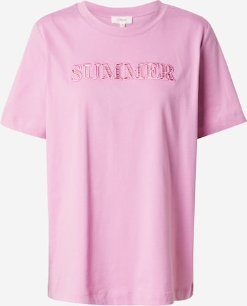 s.Oliver Shirt in Pink: Vorderseite