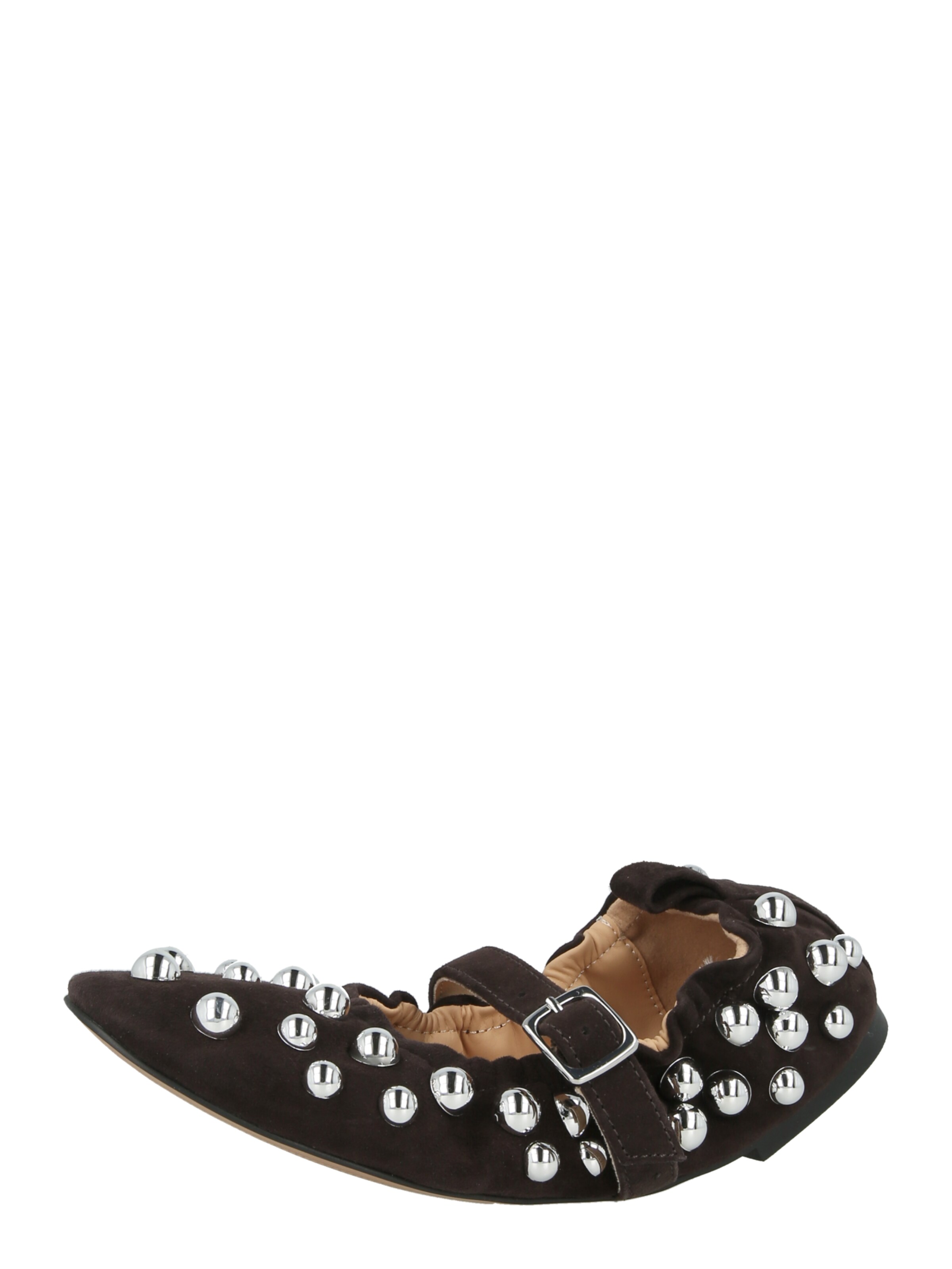 STEVE MADDEN - Sabrina com tiras 'Sunrays' em castanho: frente