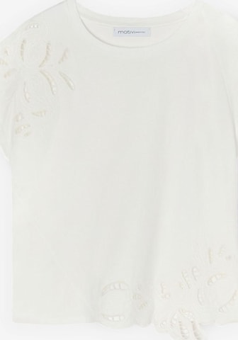 MOTIVI Shirt in White: front