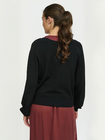 Geacă tricotată ' SRMarla ' de la Soft Rebels pe negru: spate