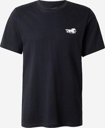 MUSTANG T-Shirt 'Austin' in Schwarz: Vorderseite