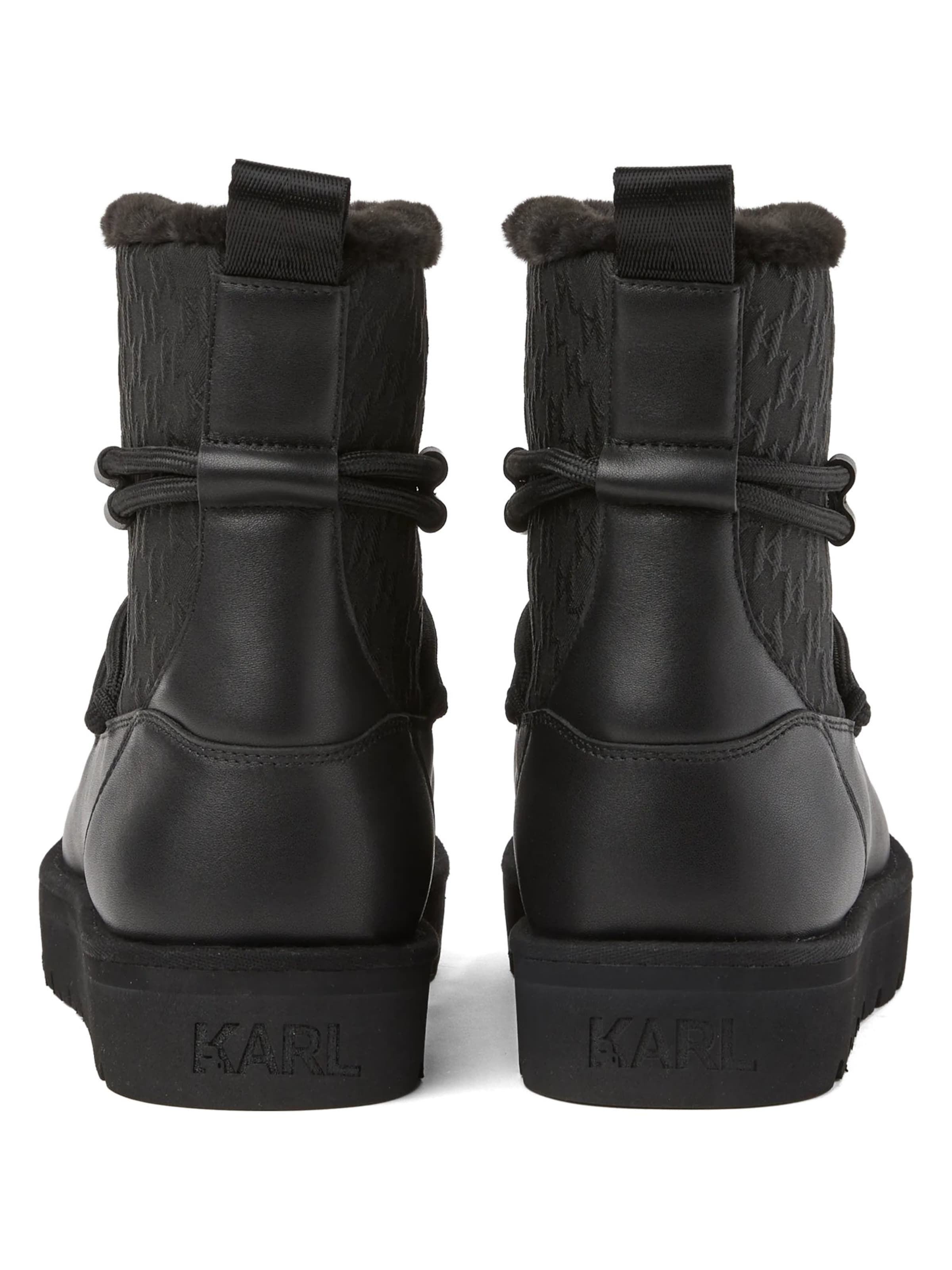Karl Lagerfeld Snowboots in Schwarz