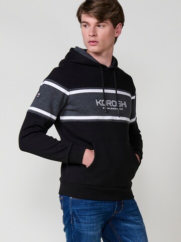 KOROSHI - Sweatshirt em preto