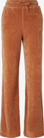 TOM TAILOR DENIM Wide leg Pants in Brown: front