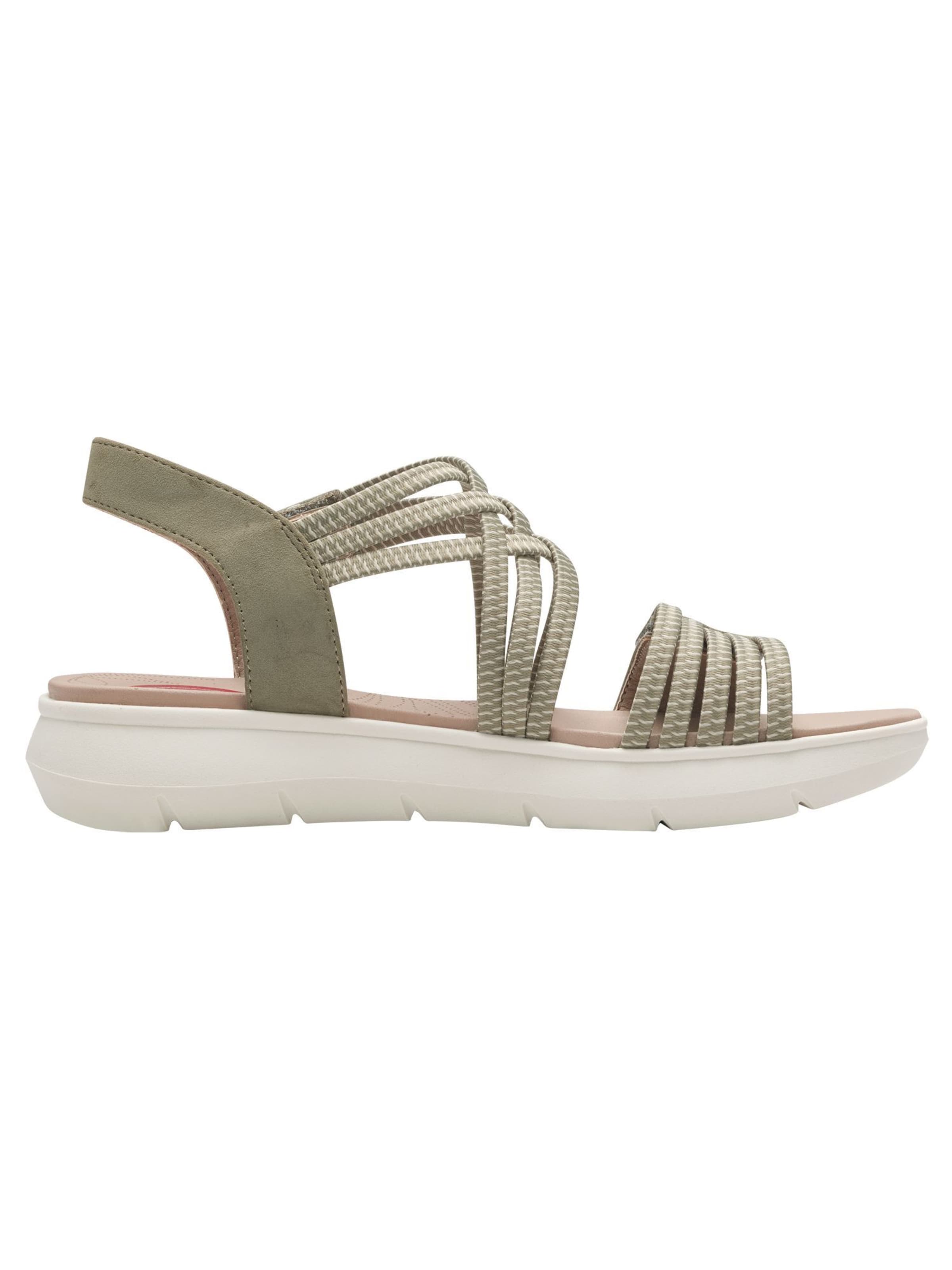 JANA Strap sandal in Green