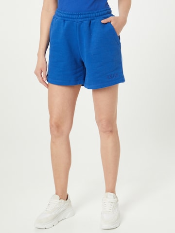 Karo Kauer Regular Trousers in Blue: front