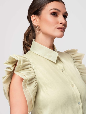 Camicia da donna di Ombre in verde