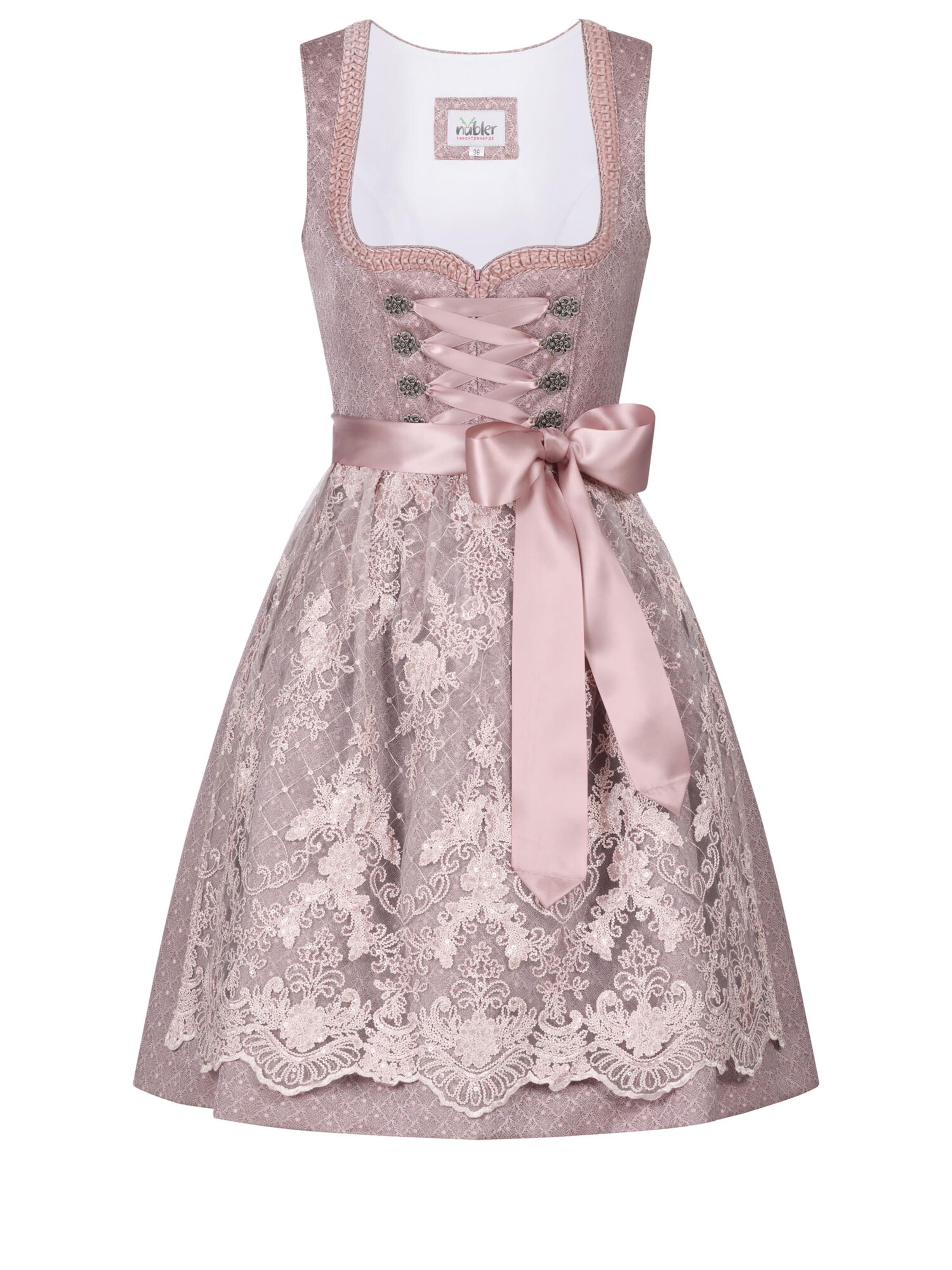 Trachtenhof Nübler Dirndl 'Dirndl Mini Gislinde'‌‌‌‌‌‌‌‌‌‌ in Pink: Vorderseite