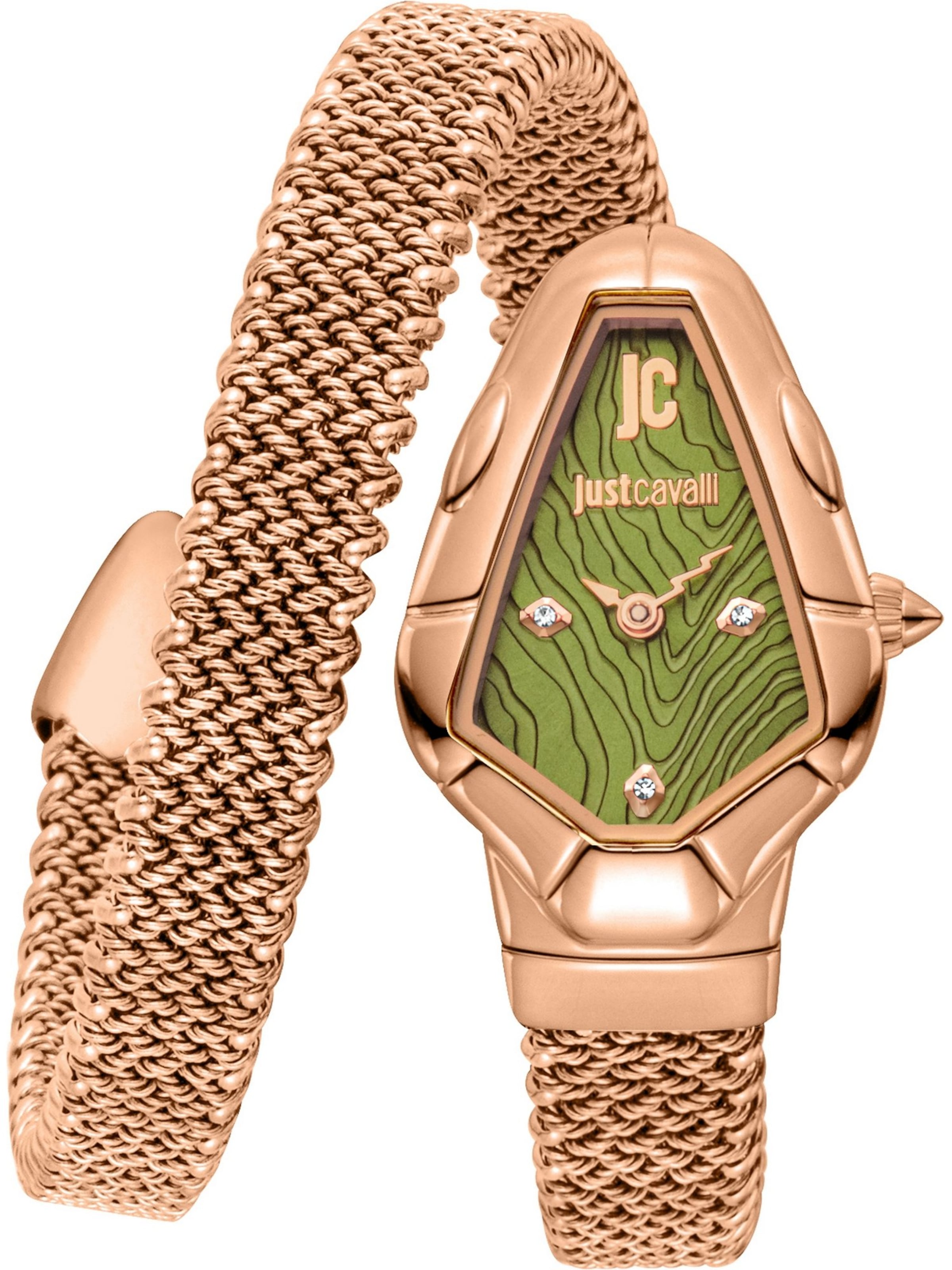 Just Cavalli Uhr in Gold: Vorderseite