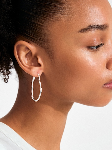 PilgrimNaušnice 'Timber' - srebro boja