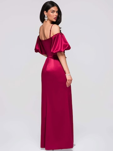 Ombre Evening dress in Red