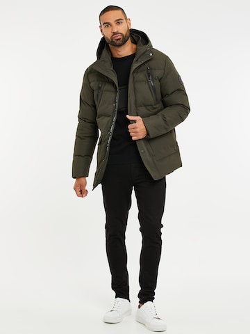 Threadbare Between-Season Jacket 'Jackton' in Green