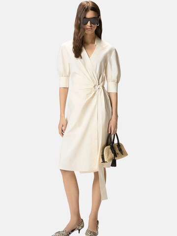 PINKO Kleid 'PINKO ALINE ABITO COMFORT POPELINE ABITO' in Weiß