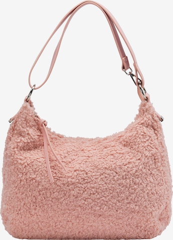 Sac bandoulière MYMO en rose : devant