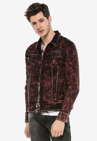 CIPO & BAXX Jeansjacke 'CAIN TWO' in Rot