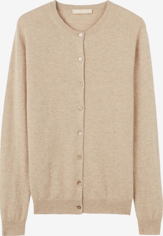 GOBI Cashmere Knit cardigan 'Essential' in Beige: front
