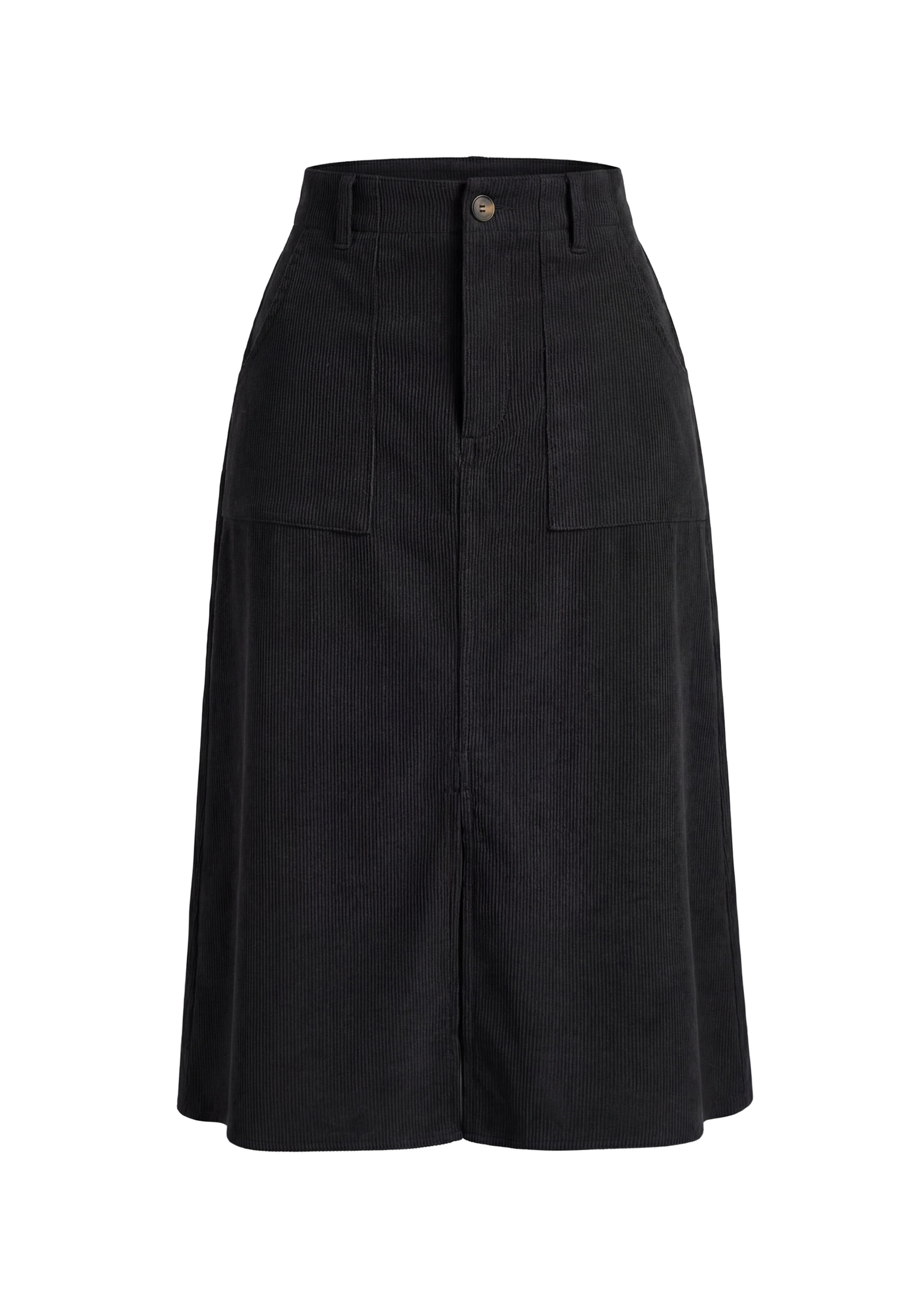 usha WHITE LABEL - Falda en negro: frente