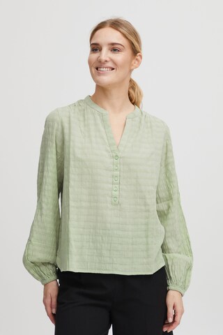 b.young Blouse 'Iloni' in Groen: voorkant