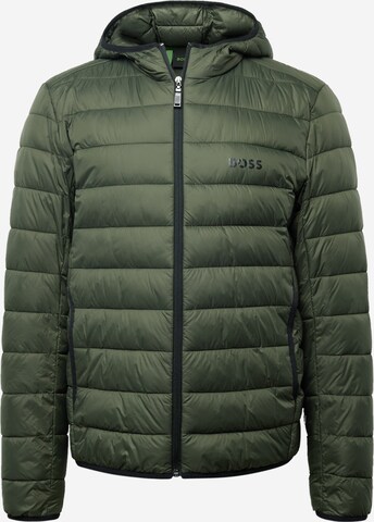 BOSS Between-Season Jacket 'Thor' in Green: front