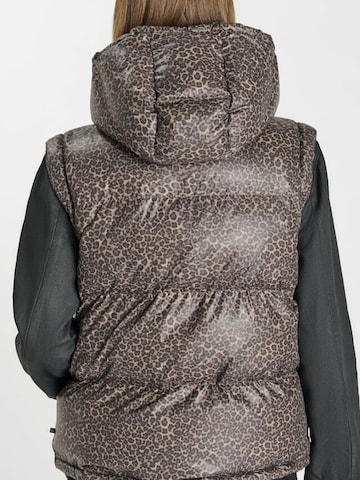 Veste d’hiver 'Inge' Le Temps Des Cerises en marron : derrière
