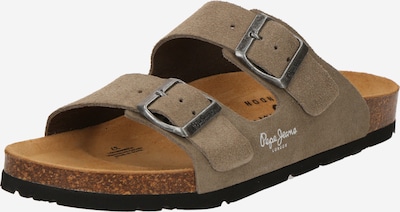 Šlepetės 'Oban' iš Pepe Jeans, spalva – tamsi smėlio, Prekių apžvalga