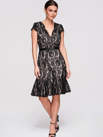 Ombre Kleid‌‌‌‌ in Schwarz