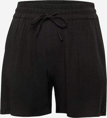 ONLY Carmakoma Regular Shorts 'LOLLI' in Schwarz: predná strana