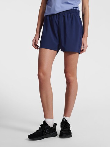 Newline Loosefit Sportbroek 'Max' in Blauw: voorkant