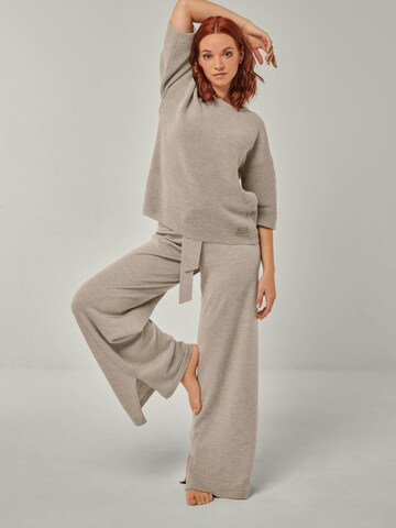 YOU LOOK PERFECT Sweater 'PULLOVER FAY - Halbarm Pullover in Strukturstrick' in Grey