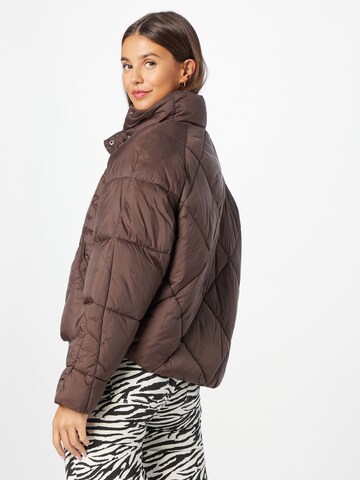 ONLY Winter Jacket 'Carol' in Brown