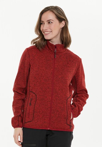 Whistler Fleecejacke in Rot: Vorderseite