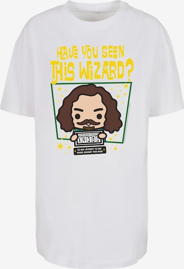 F4NT4STIC T-Shirt 'Harry Potter Junior Sirius Azkaban' in dunkelbraun / gelb / dunkelgrün / weiß, Produktansicht