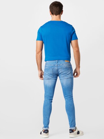 Skinny Jean 'Tom' JACK & JONES en bleu