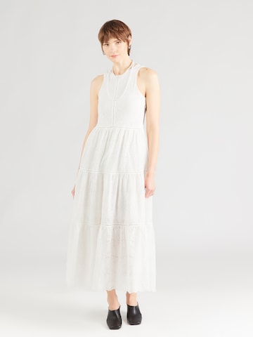 Robe 'C_Denvia' BOSS en blanc : devant