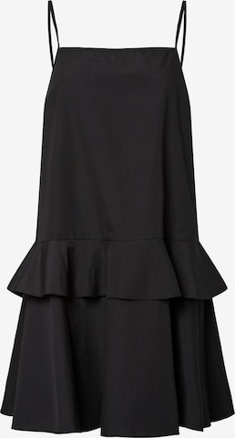 PIECES Kleid 'PCFarry' in Schwarz: Vorderseite